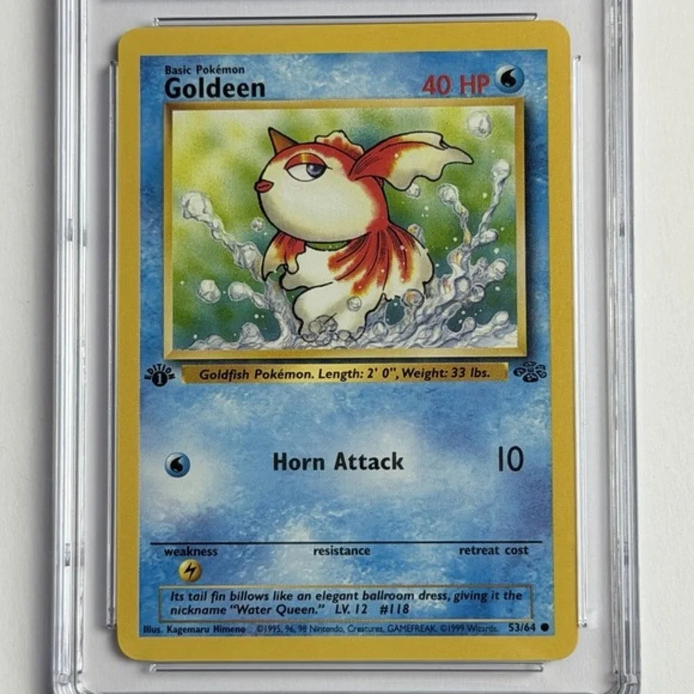 Pokemon Goldeen‎ 1st Edition Jungle 53/64 CGC 7.5 TCG 1999 Pokemon WotC Vintage